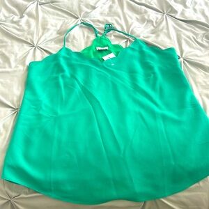 Green Jcrew scalloped tank